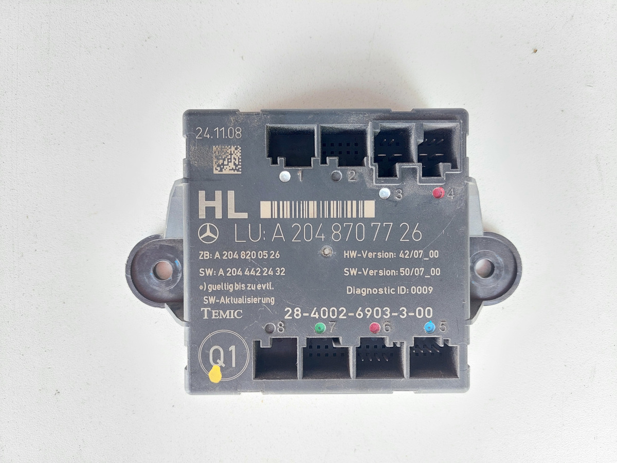 Modulo Controlador Mercedes Clase C2008 2009 2014 Tra Izq