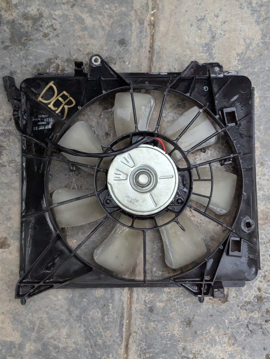 Honda Brv 1.5 2018-2023 Motoventilador Derecho Det