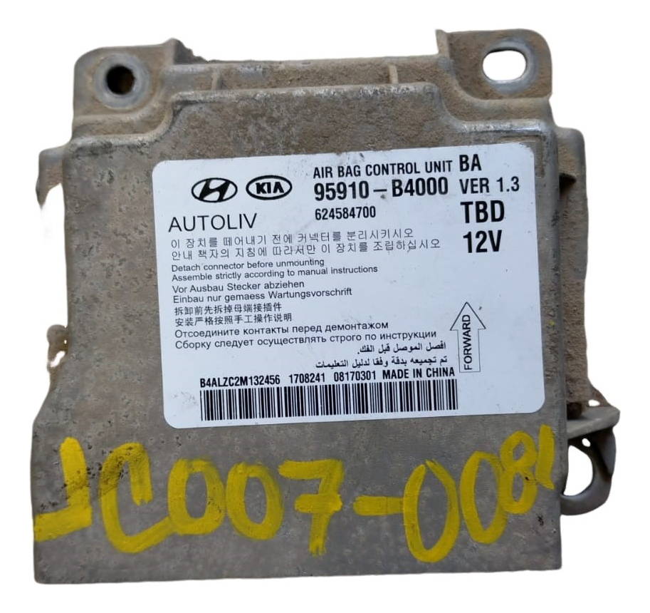 Modulo Airbag Hyundai Grand I10 2015-2020 