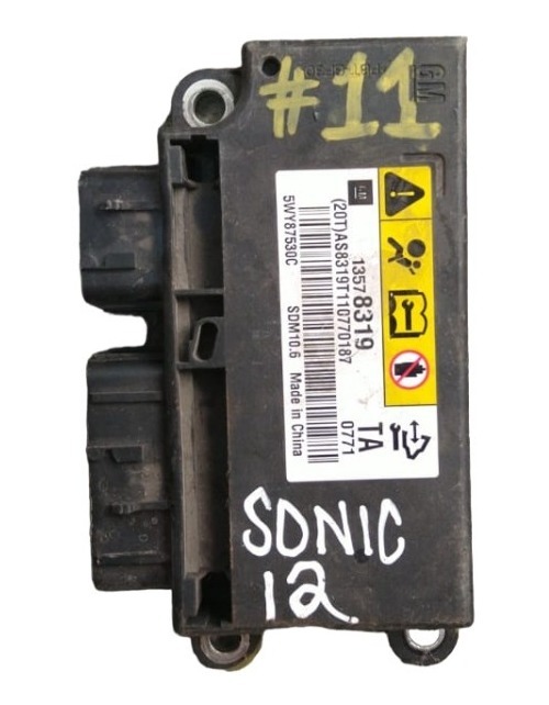 Modulo Airbag Chevrolet Sonic 2012-2016 (detonado)