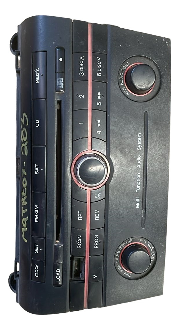 Estereo Mazda Tres 2007-2009 Original De Uso S/codigo