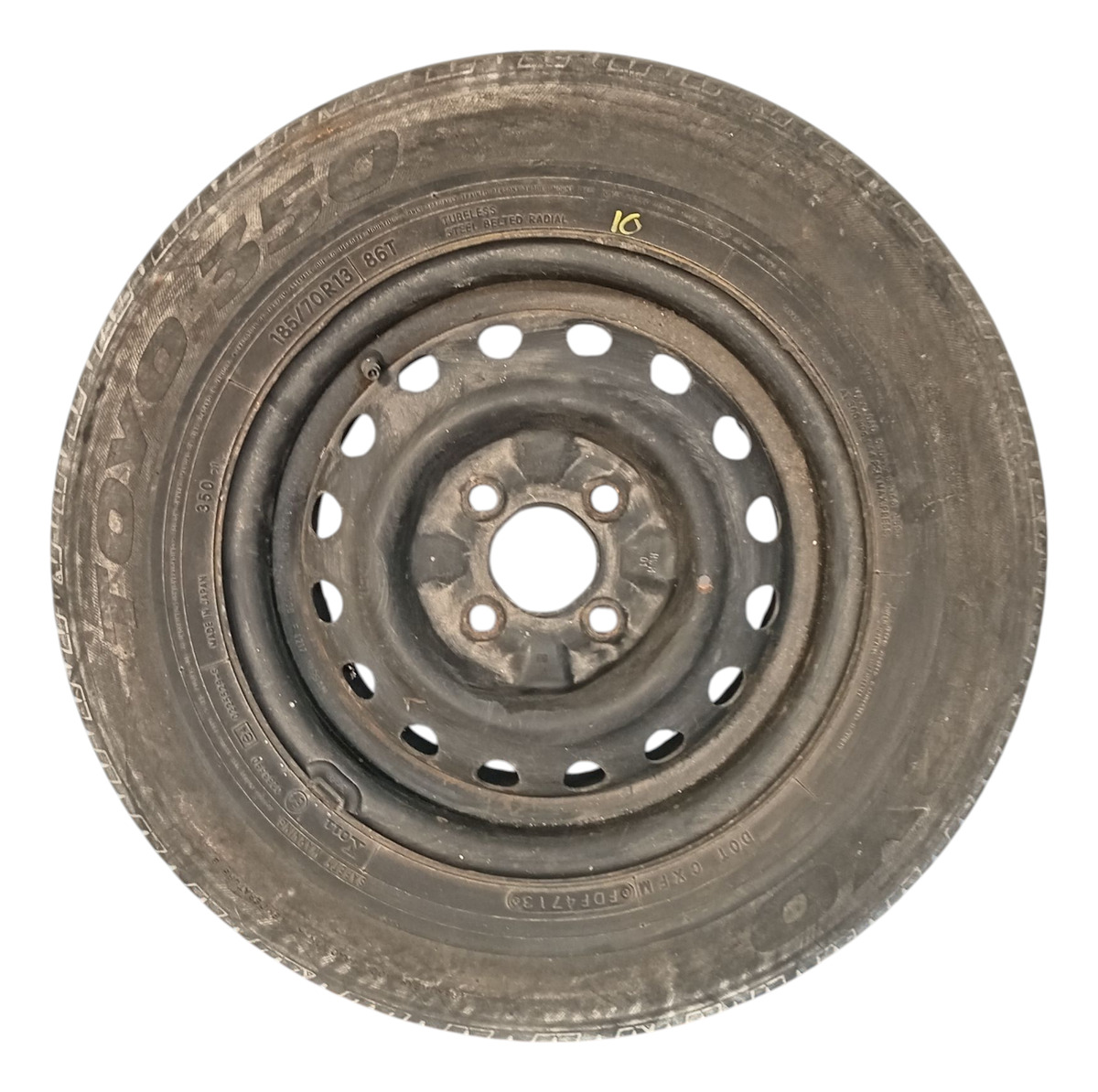 Llanta 10° Toyo 350 185/70r13 86t (gallito) T