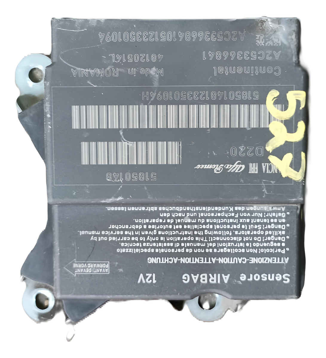 Modulo Airbag Fiat Uno 2011-2014 1.4