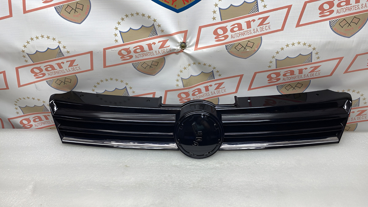 Parrilla Volkswagen Gol C/filo Cromado 14 Al 16 Negro Brillante - vista 1