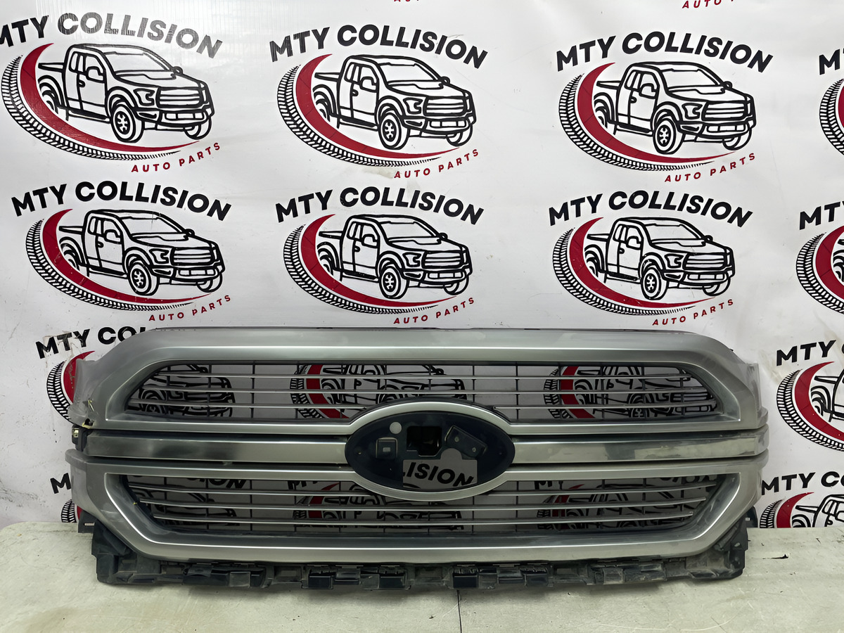 Parrilla Ford Lobo F150 2021 2022 2023  Detalle - Gris - Brillante