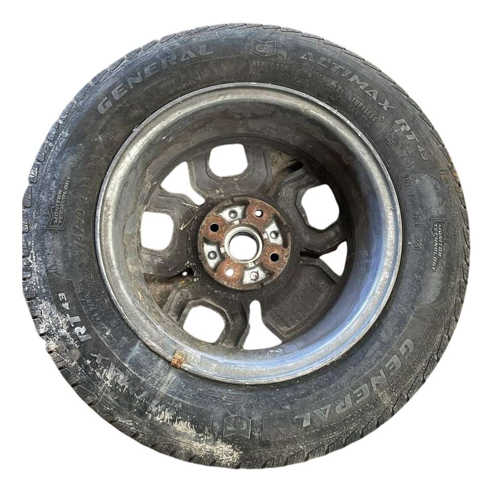 Rin Aluminio 2 Fiat Uno 2015-2018 Usado Sin Llanta Negro
