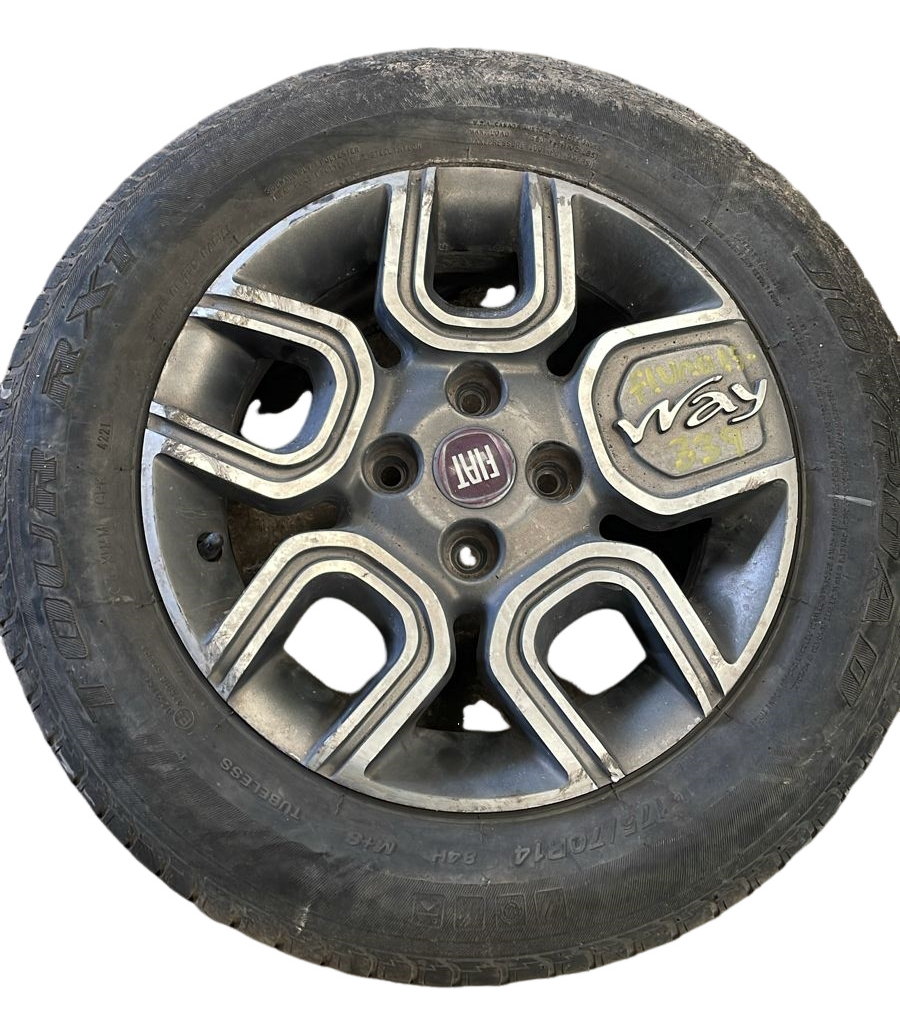 Rin Aluminio 1 Fiat Uno 2015-2018 Usado Negro