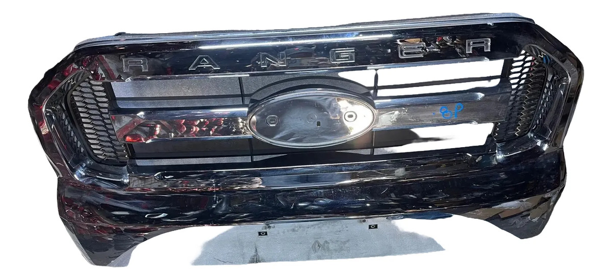 Parrilla Ford Ranger 2016 2017 2018 Usada Detalles Plateado Brillante - vista 1