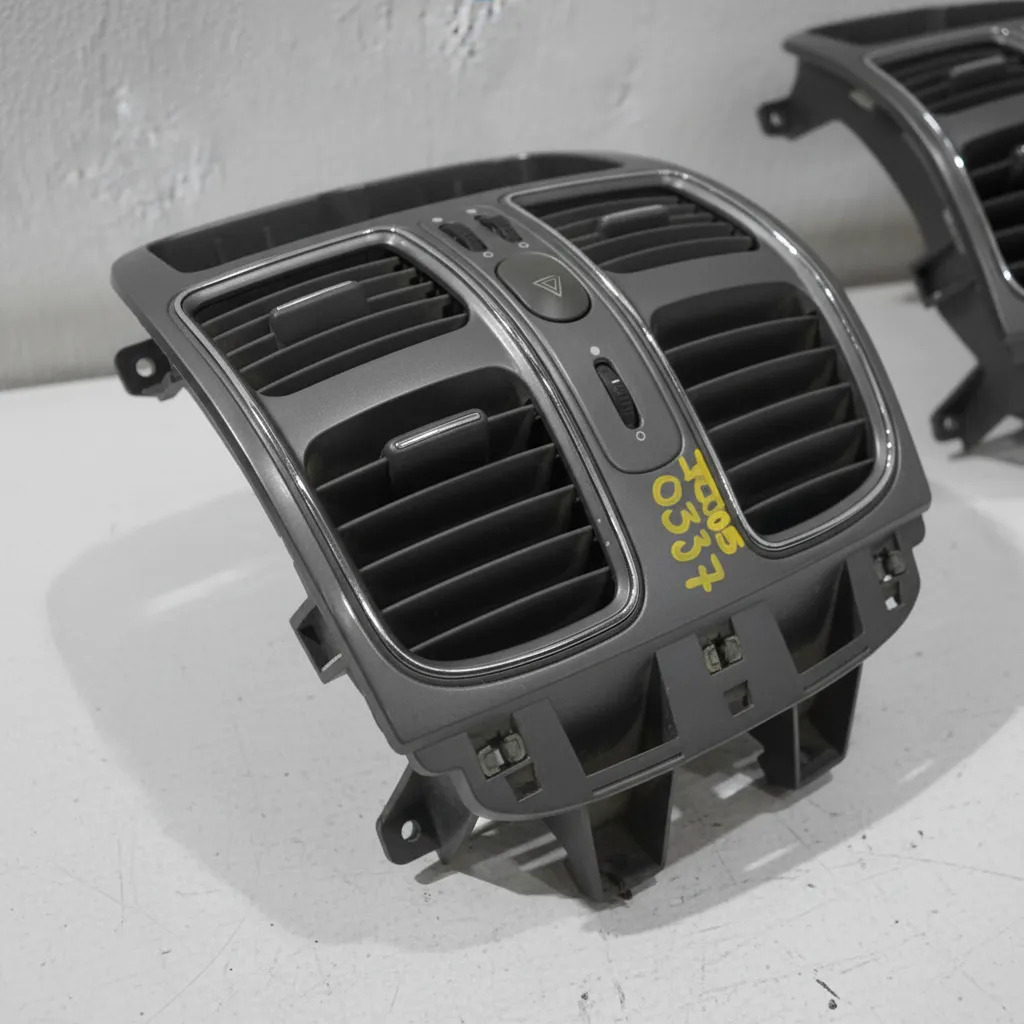 Botón Intermitente C/bisel Y Rejillas A/c Dodge Vision 15-18 Gris Oscuro