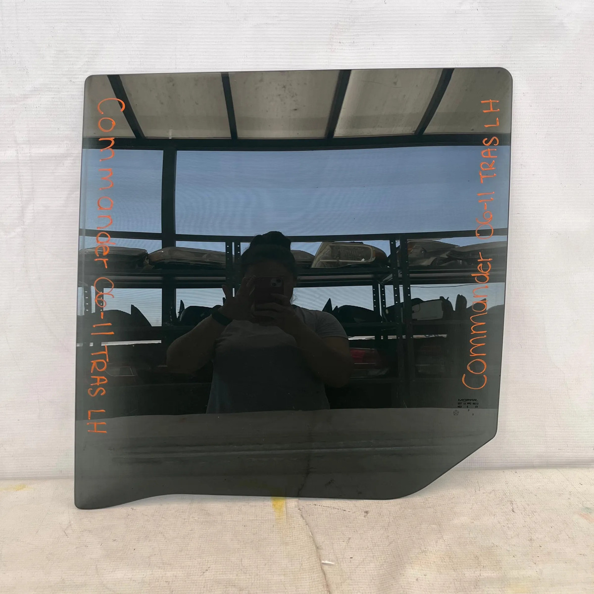 Cristal Lateral Commander 2006 2011 Trasero Izquierdo