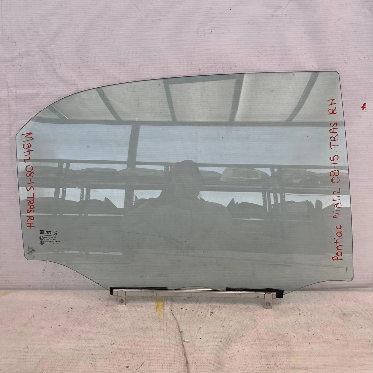 Cristal Lateral Pontiac Matiz 2008 2015 Trasero Derecho