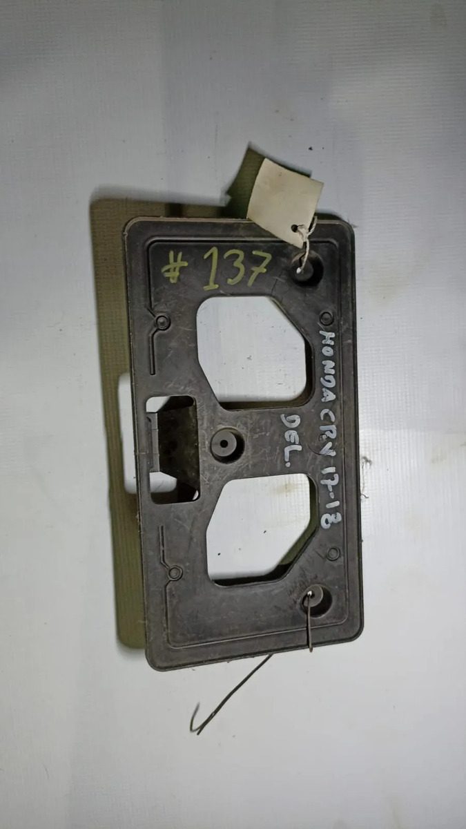 Porta Placas Delantero Honda Crv 2017-2019 Negro