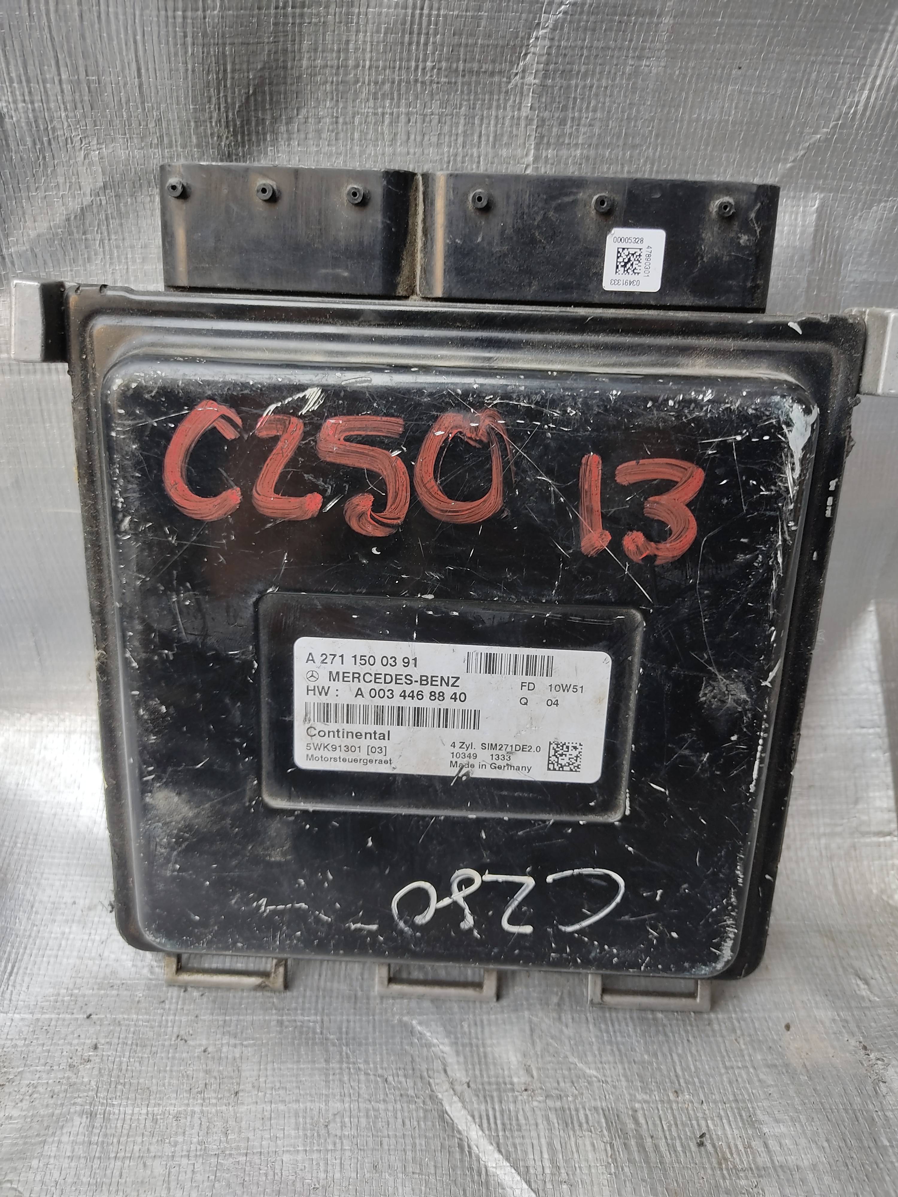 Mercedes-benz Clase c 2012 - 2014 Computadora Usado Original