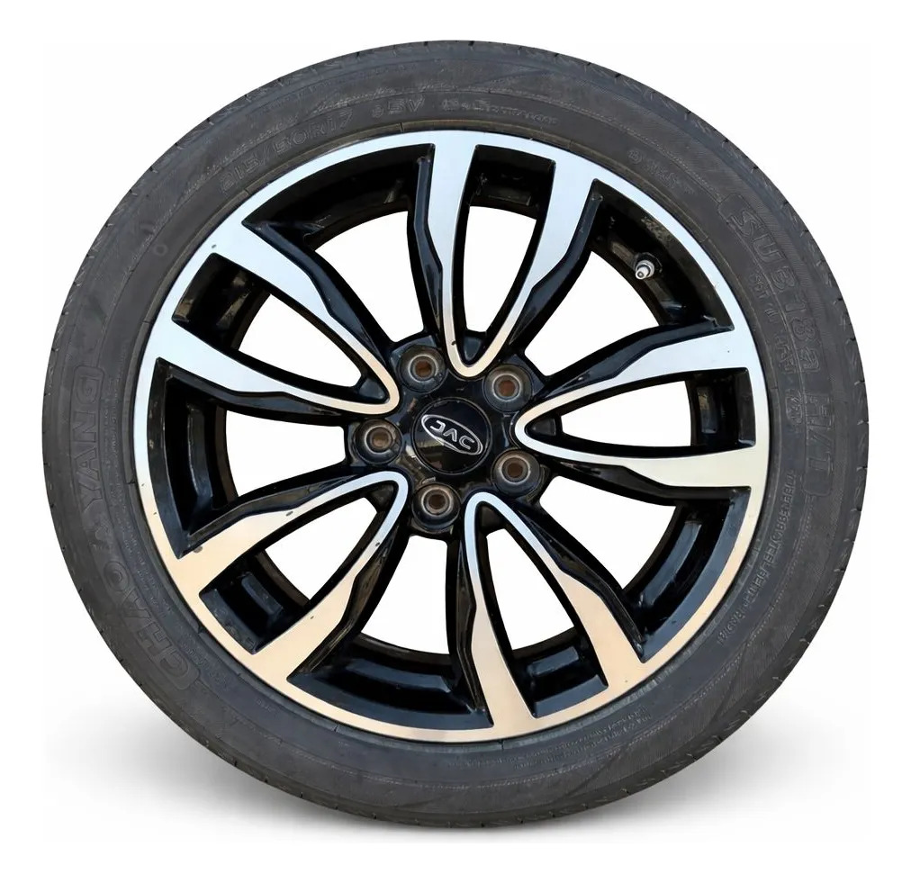 Rin Y Llanta 17x7 Original Jac J7 2021 Al 2025 Aluminio Con Negro
