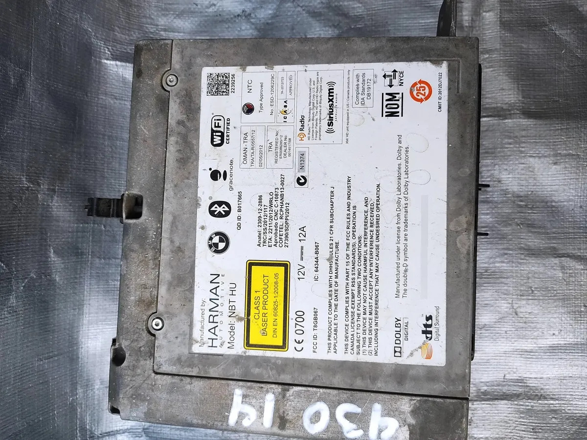 Bmw Serie 4 2014 - 2018 Estereo Usado Original