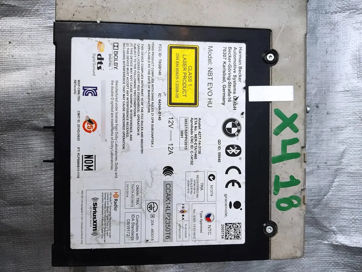 Bmw X4 2015 - 2018 Estereo Usado Original