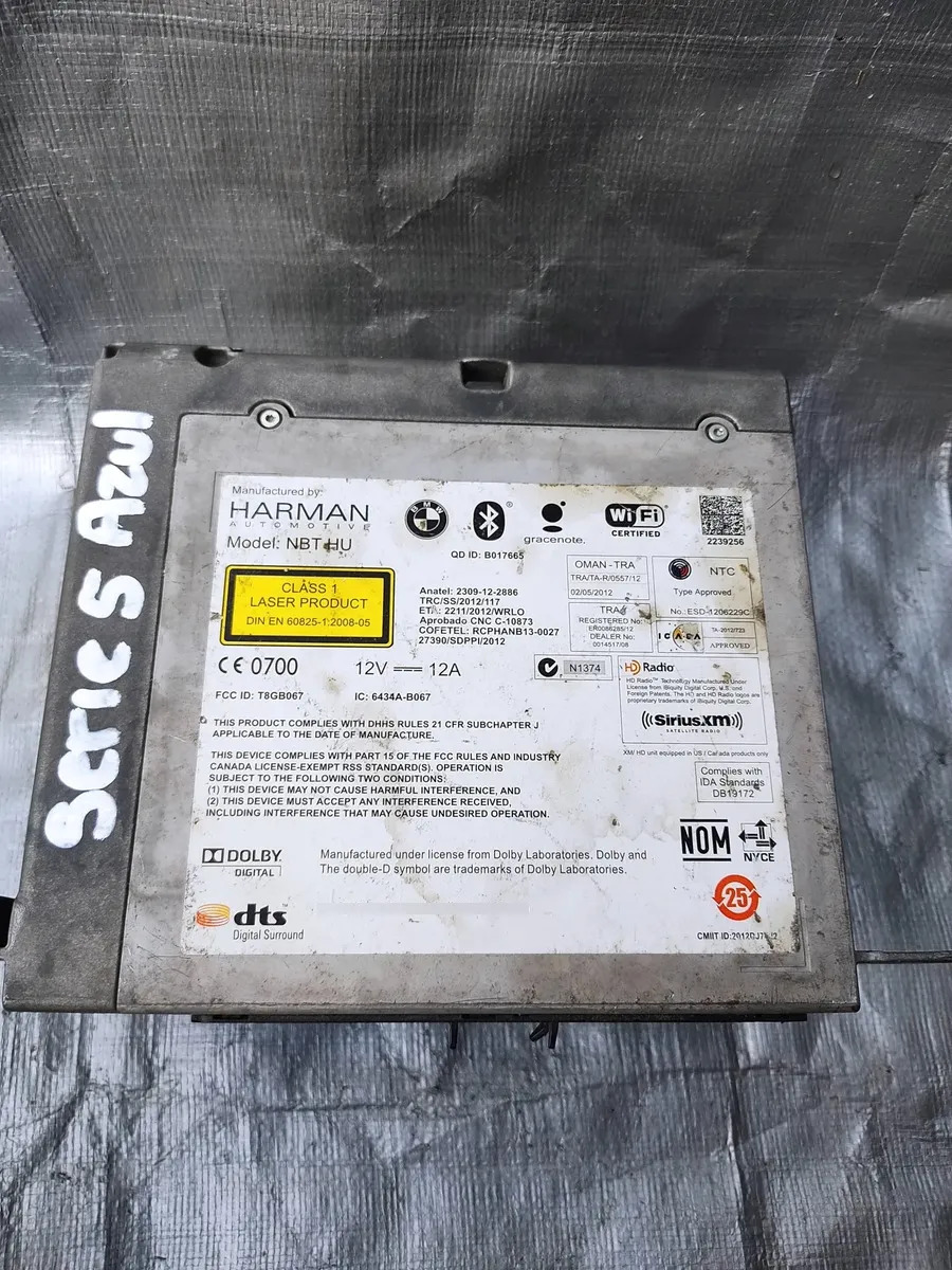 Bmw Serie 5 2013 - 2017 Estereo Usado Original