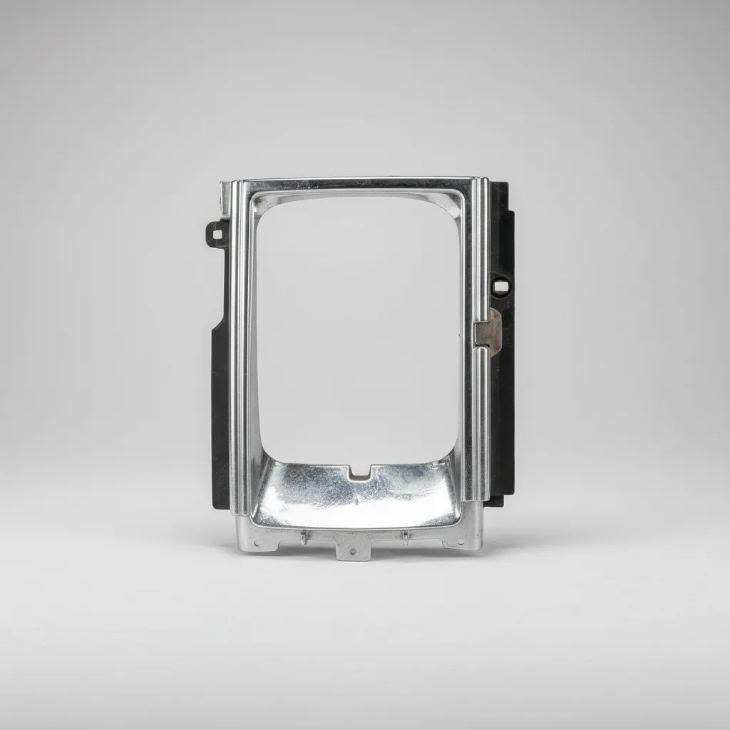 Bisel Frontal Rh Toyota Pick Up 1984-1986 Genérico C/detalle Plateado Derecho