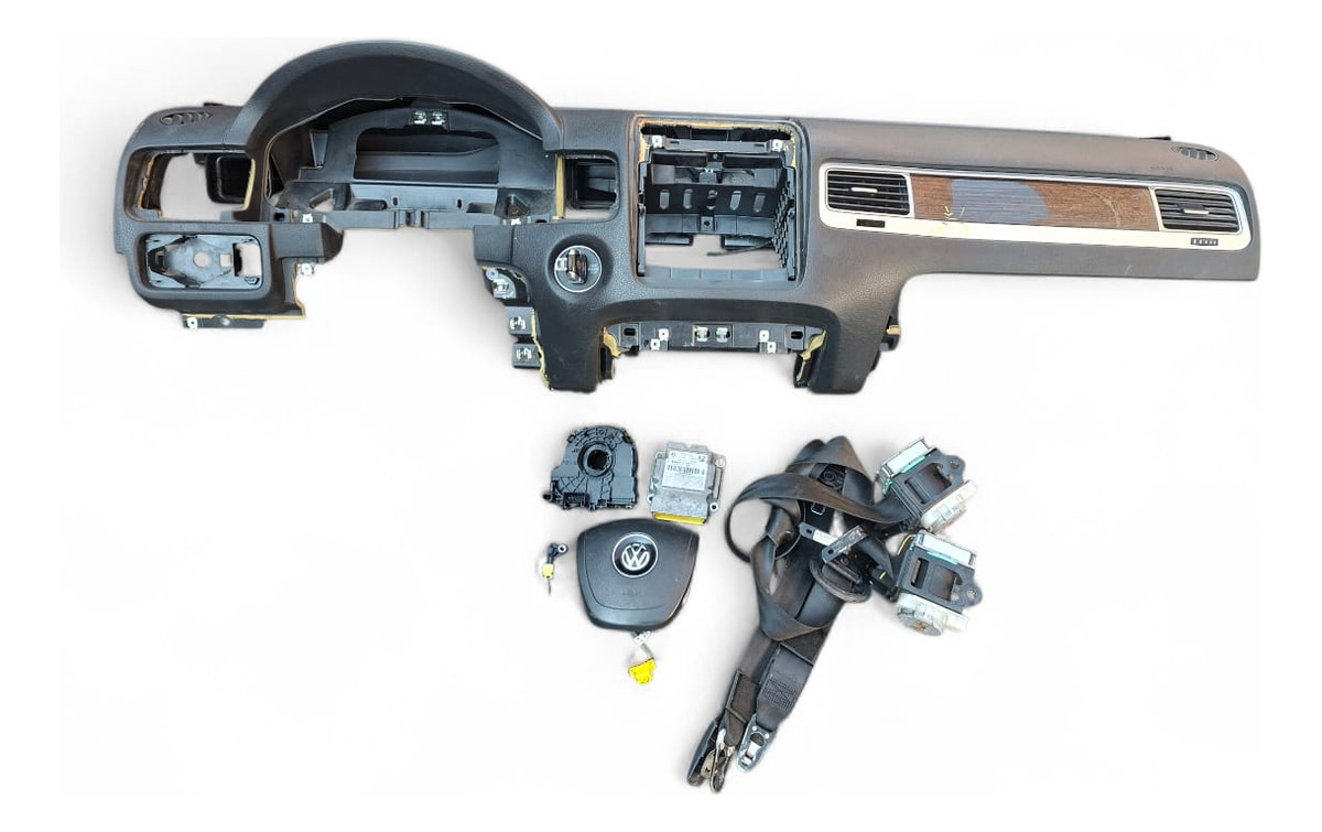 Kit De Bolsas Volkswagen Touareg 2015-2018 Usado Original Negro