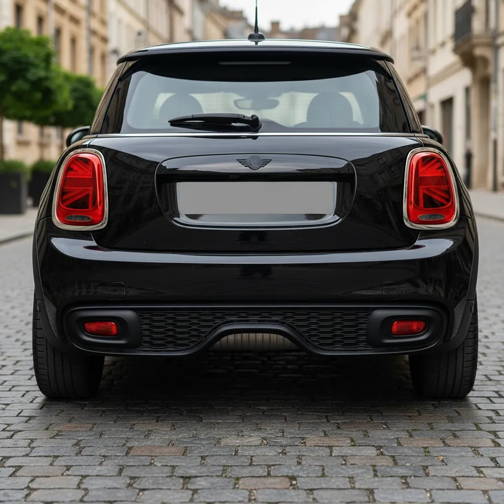 Moldura Trasera Mini Cooper 2014 15 16 17 18 2019 2020 2021 Negro