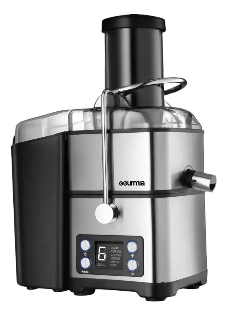 Extractor De Jugos 6 Velocidades Gourmia Frutas Enteras Plateado - vista 1