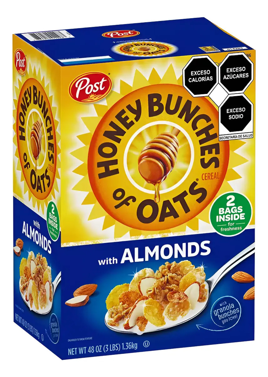 Honey Bunches Of Oats Cereal De Trigo Y Miel 1.36 Kg