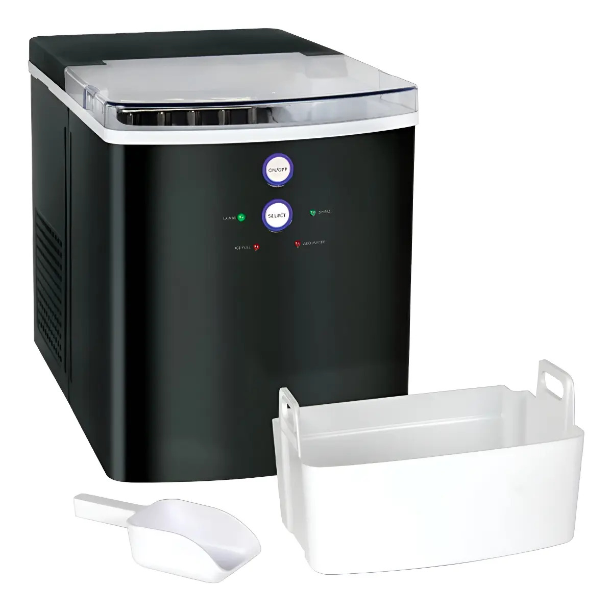 Maquina Fabrica De Hielo Kool Factory 15 Kg  Casera Negro