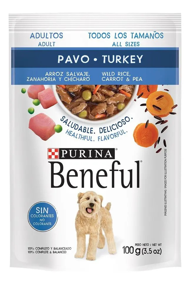 Alimento Para Perro Purina Beneful Pavo 20 Sobres
