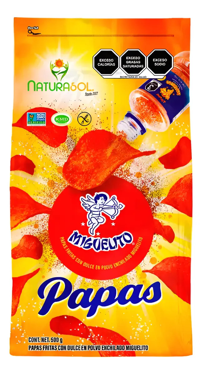 Botana Papas Sabor Miguelito 500g Naturasol
