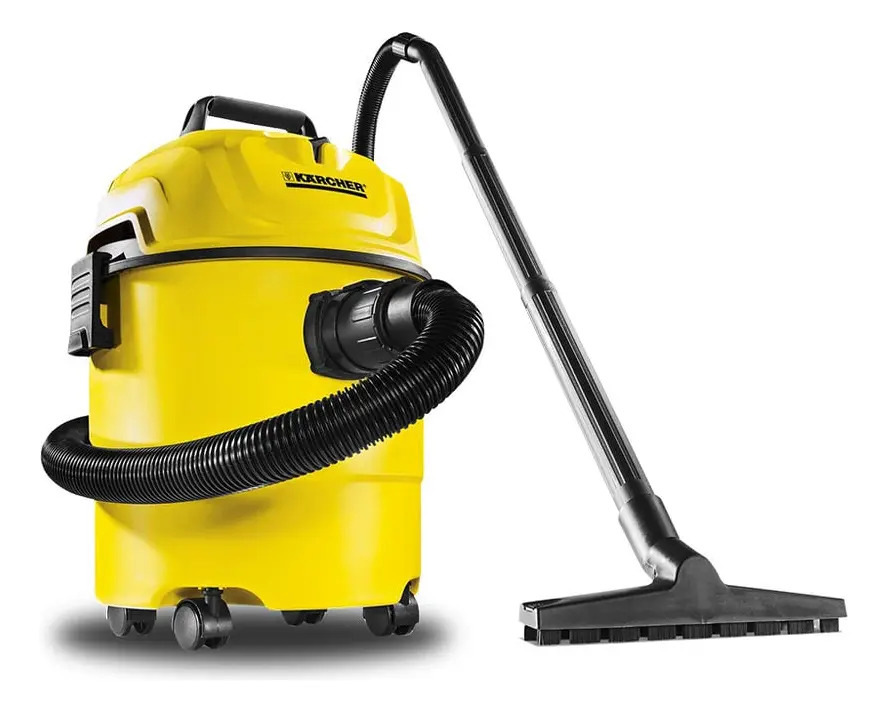 Aspiradora Karcher  Wd1  15 Litros Solido Y Liquido Amarillo
