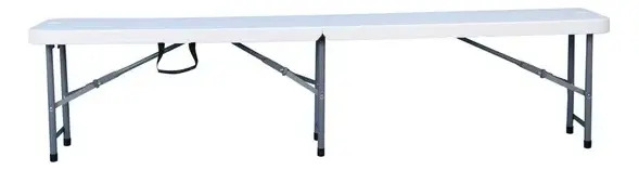 Banca Plegable Practica Y De Uso Multiple 1.80 Mts Msi Blanco