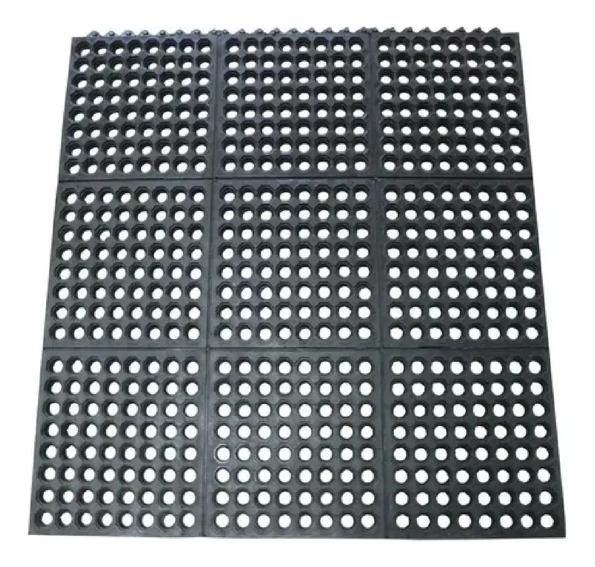 Tapete Antifatiga !! Antiderrapante 91x91cm Gym Restaurante Negro