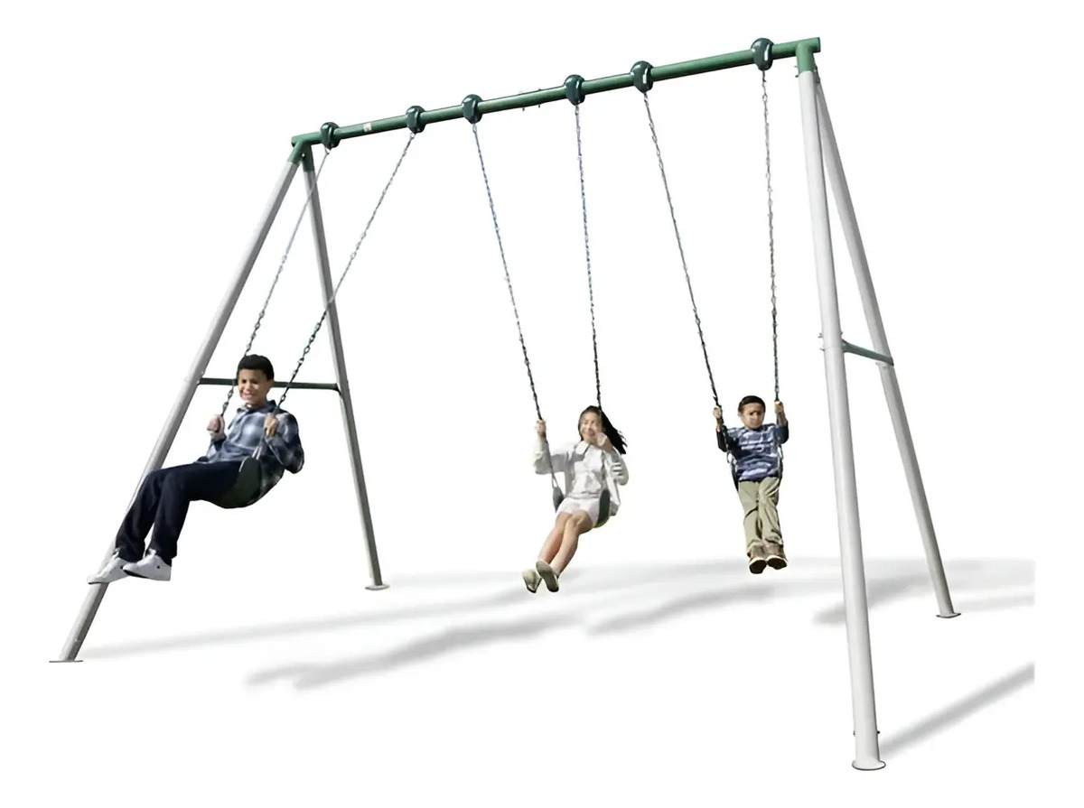 Columpios Juego Infantil Para Exterior Multicolor