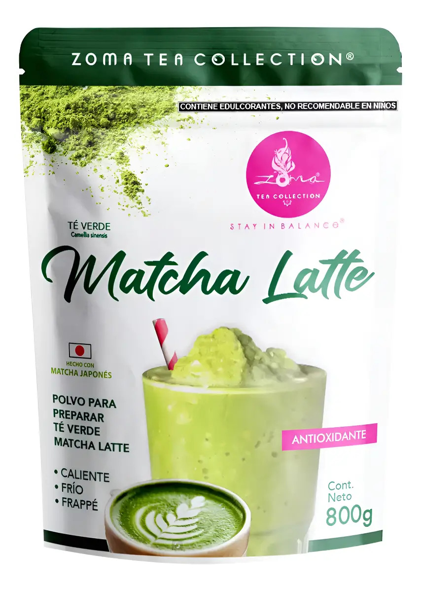 Te Verde Zoma Tea Antioxidante Matcha Latte 800 G 2