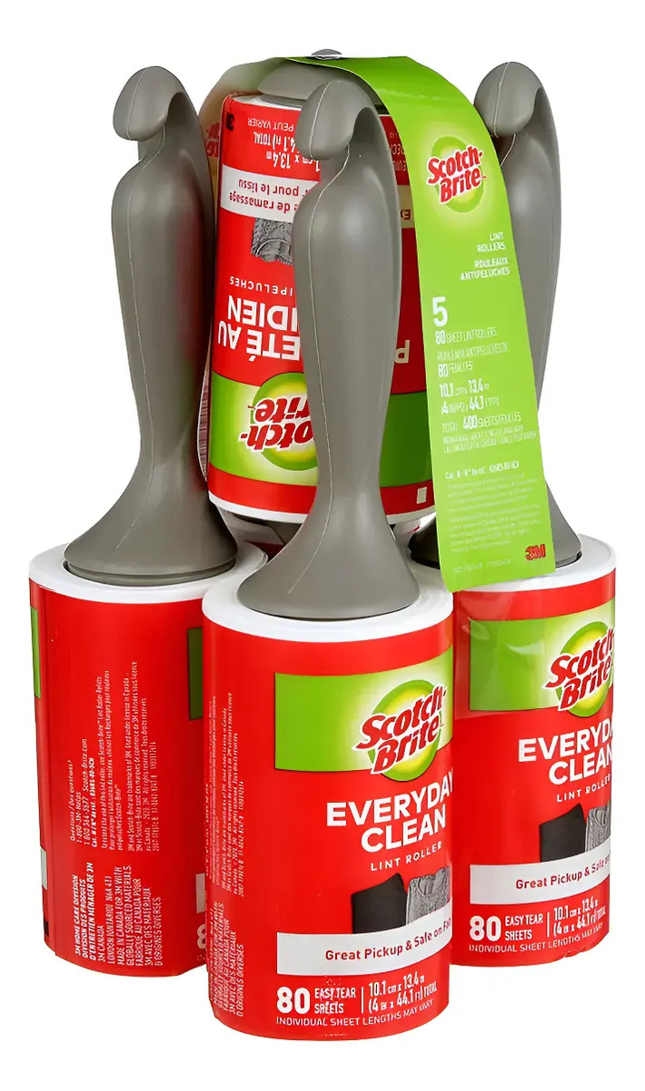 Scotch Brite Rodillo Quita Pelusa 5 Pzas Msi Blanco