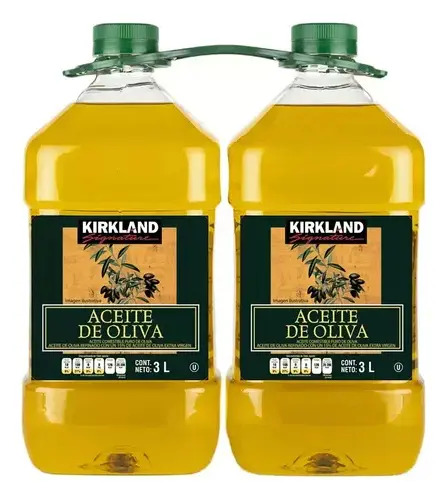 Kirkland Signature Aceite De Oliva Puro 2 Pzas 3 Lts Msi