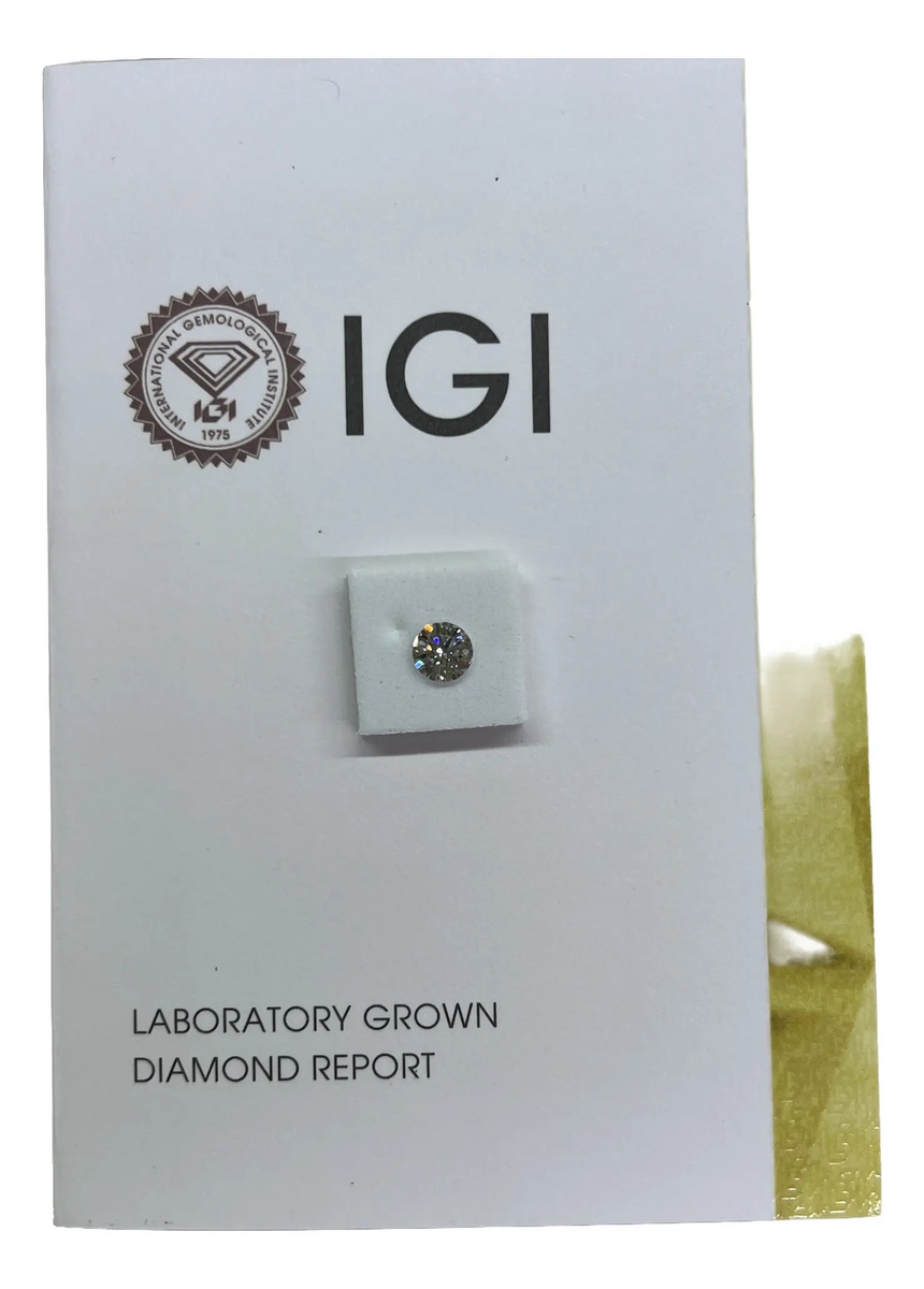 Diamante De Laboratorio Corte Redondo 0.85 Qts Msi Agua