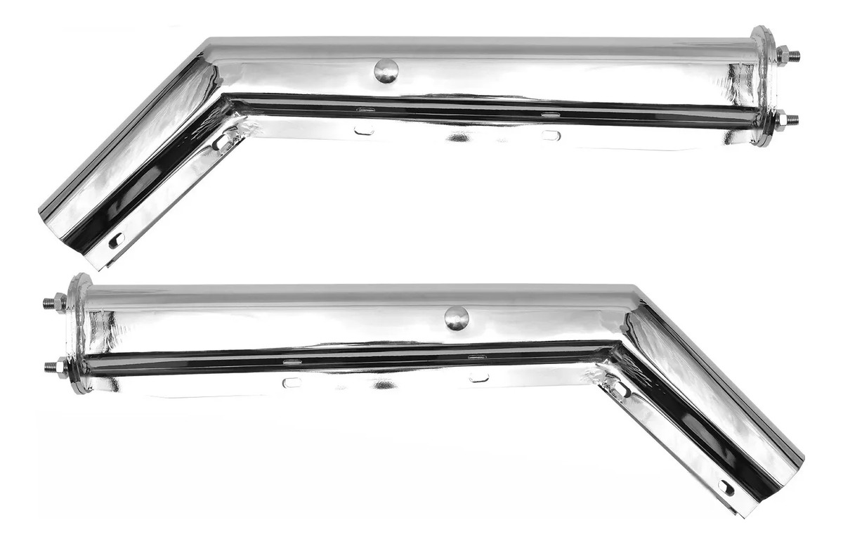 Colgadores Para Guardabarros Cromados Inoxidable 27 PuLG 2.5