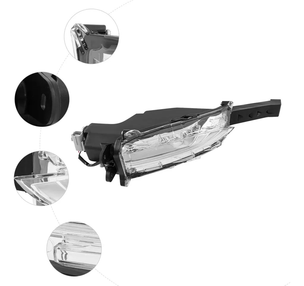 Luz Antiniebla Para Lexus Nx200t 2015-2017 Lado Derecho Led Transparente