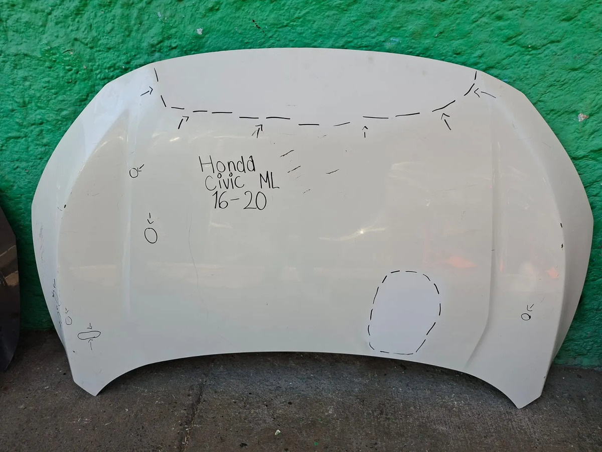 Cofre De Honda Civic 2016-2020 Usado Original Con Reparacion
