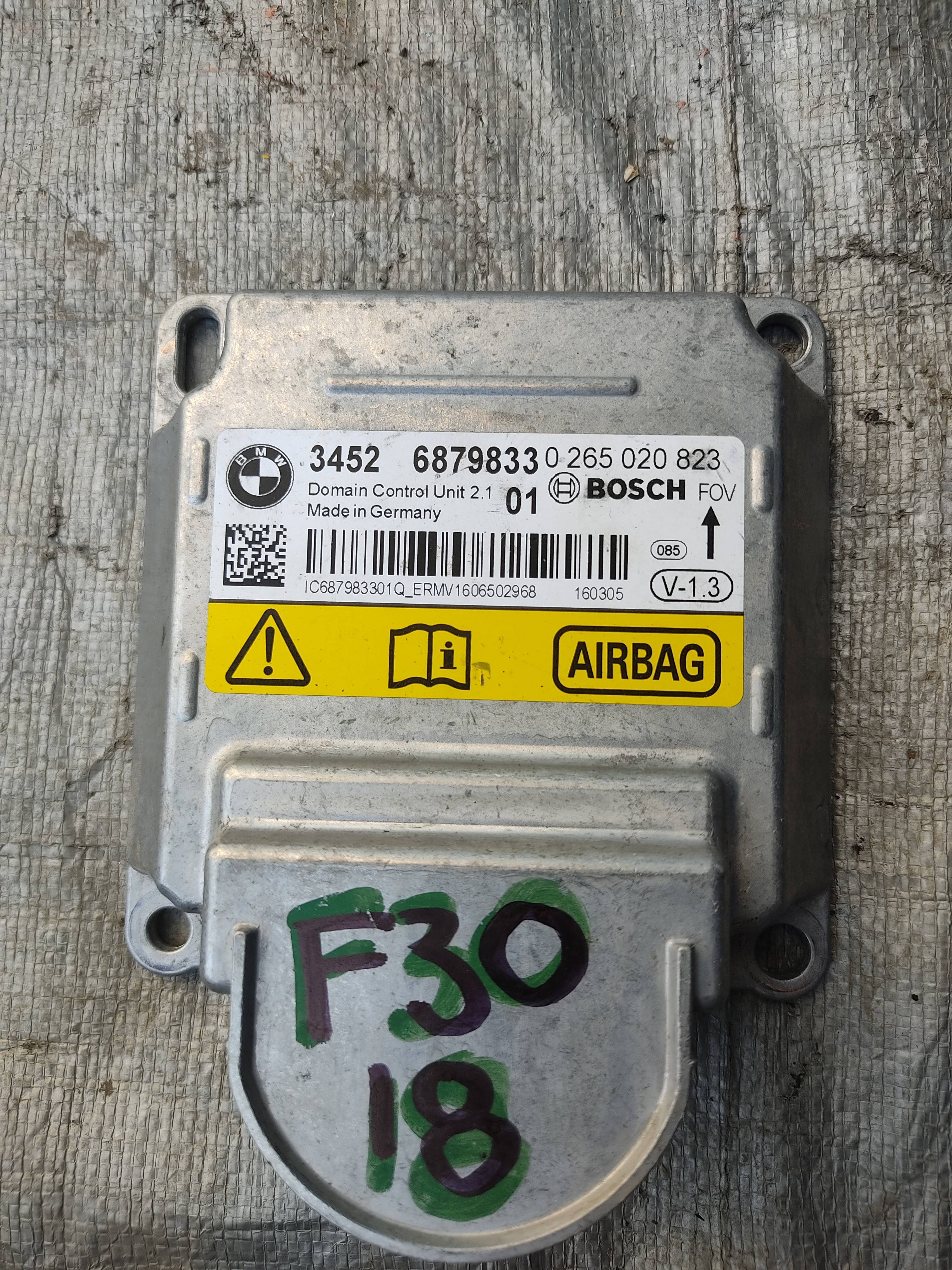 Bmw Serie 3 2012 - 2017 Módulos de Bolsas de Aire Usado Original