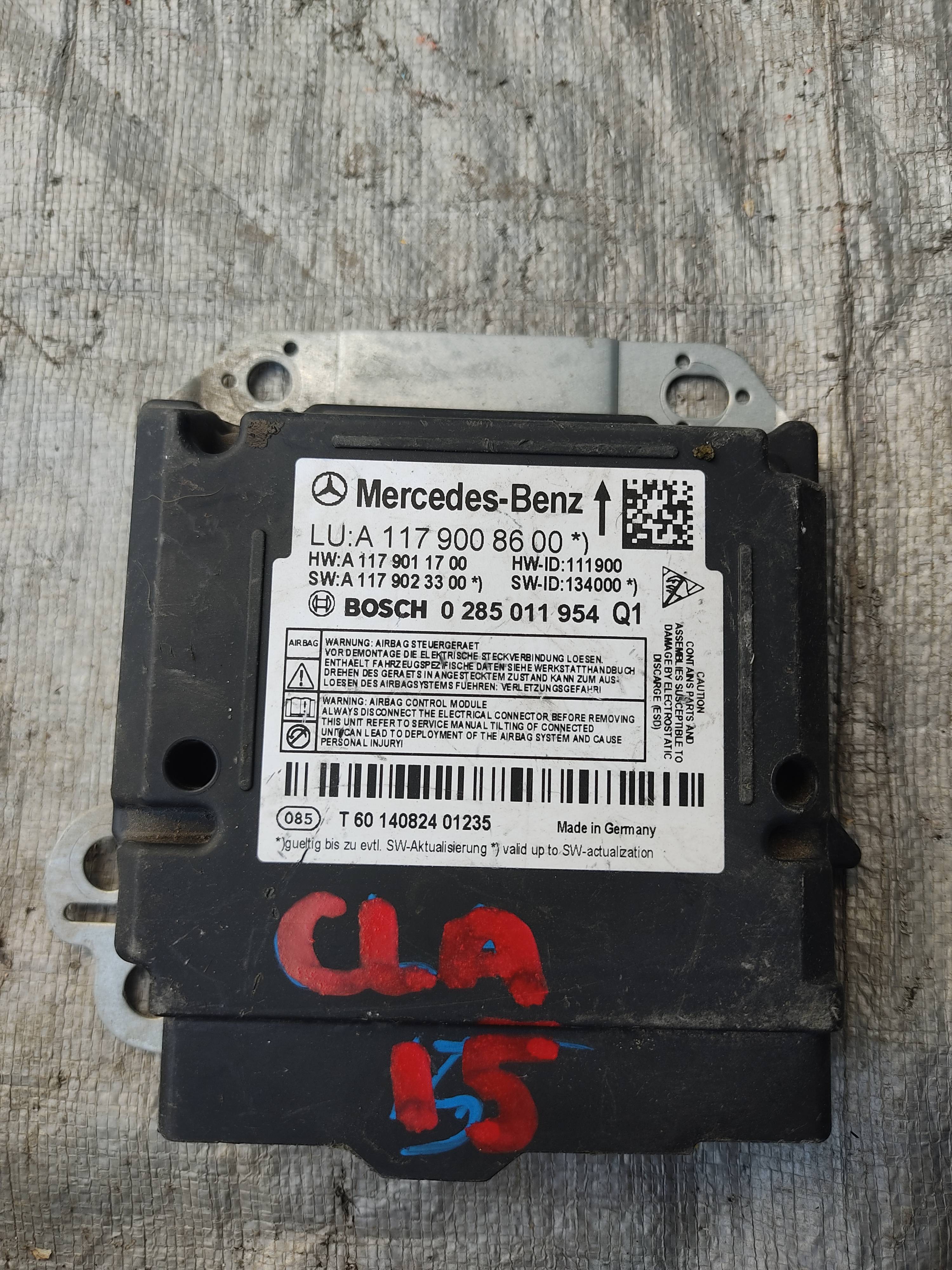 Mercedes-benz Cla 2013 - 2019 Módulos de Bolsas de Aire Usado Original