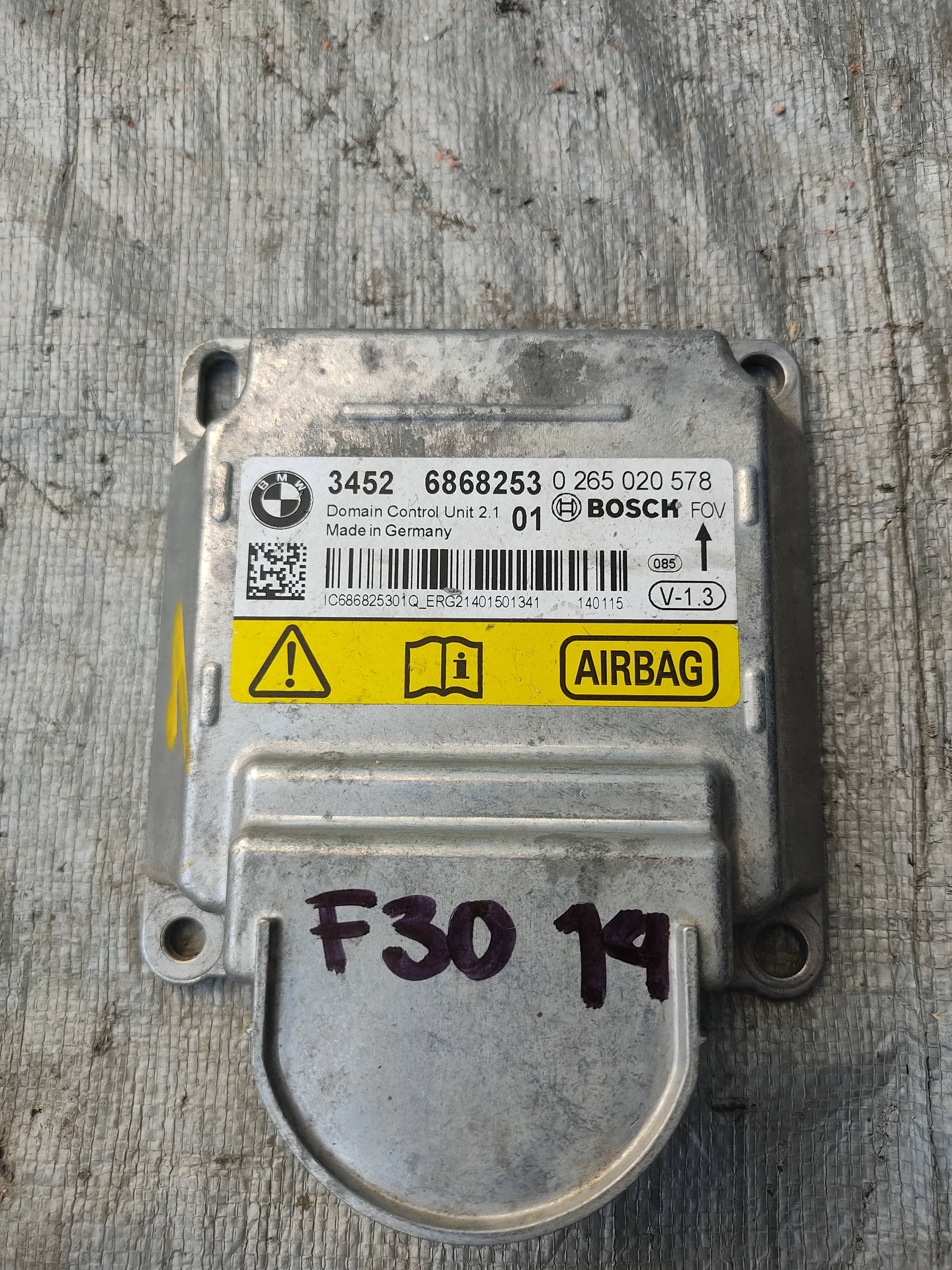 Bmw Serie 3 2013 - 2018 Módulos de Bolsas de Aire Usado Original