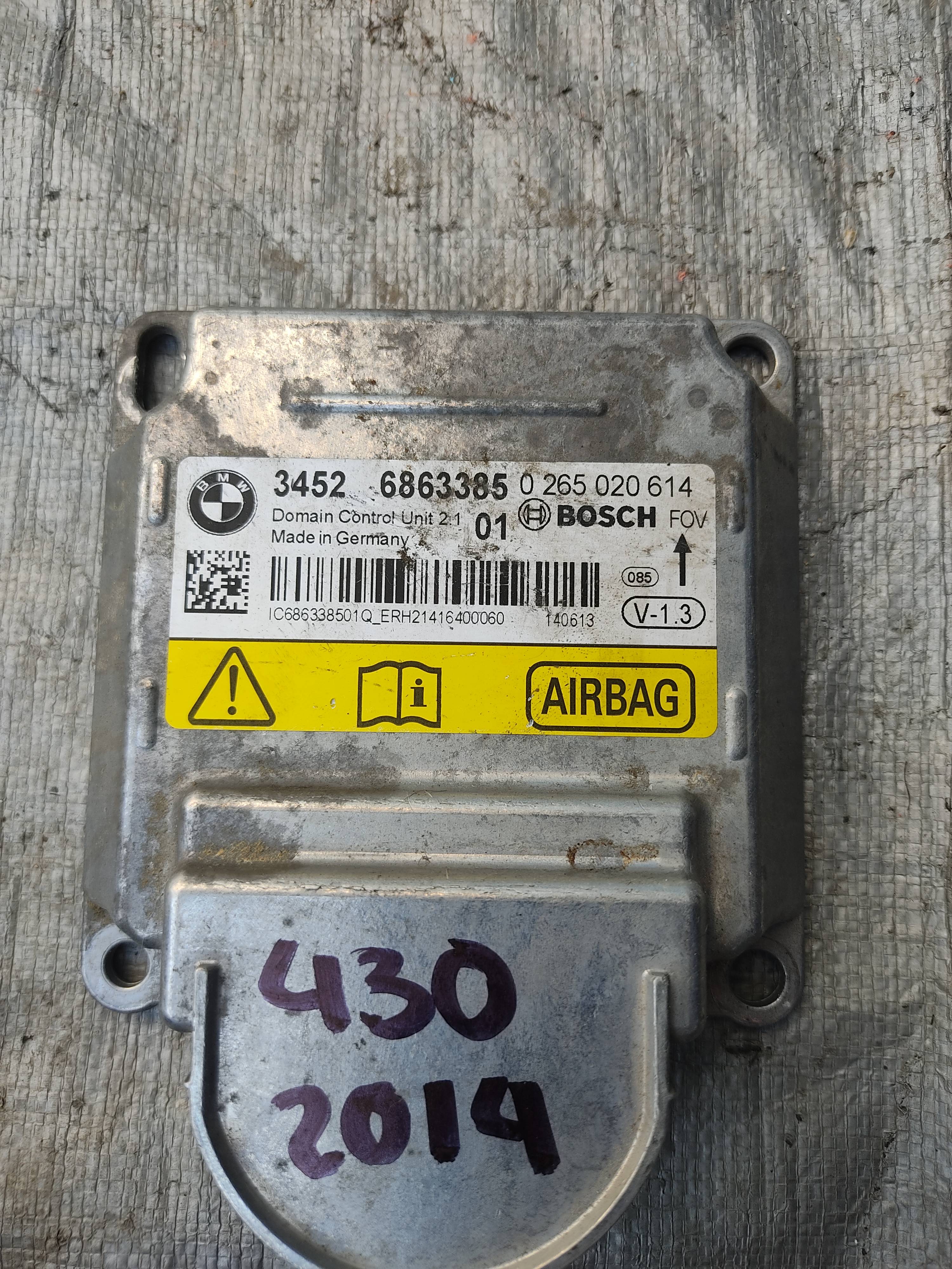 Bmw Serie 4 2013 - 2018 Módulos de Bolsas de Aire Usado Original