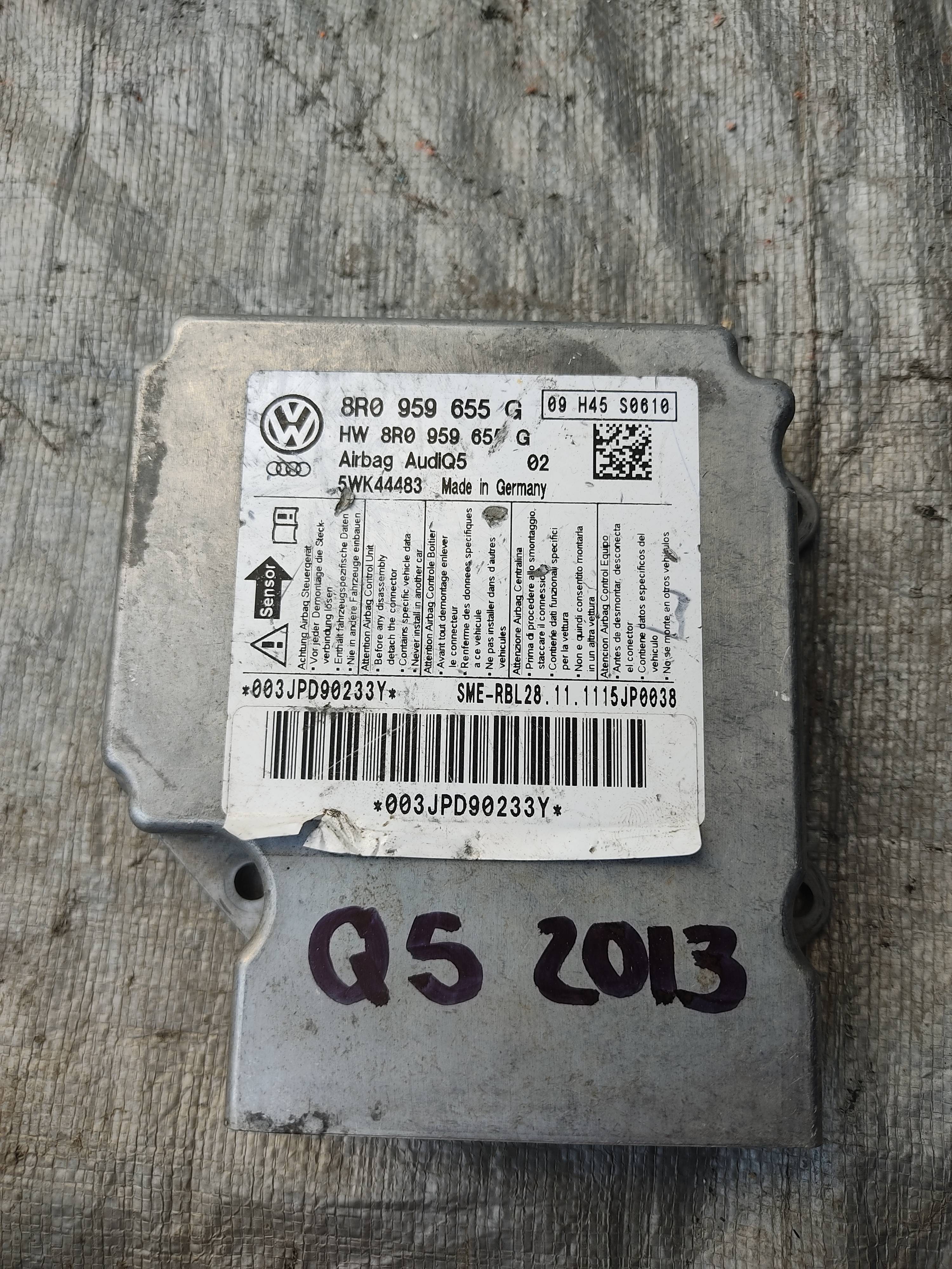 Audi Q5 2010 - 2017 Módulos de Bolsas de Aire Usado Original