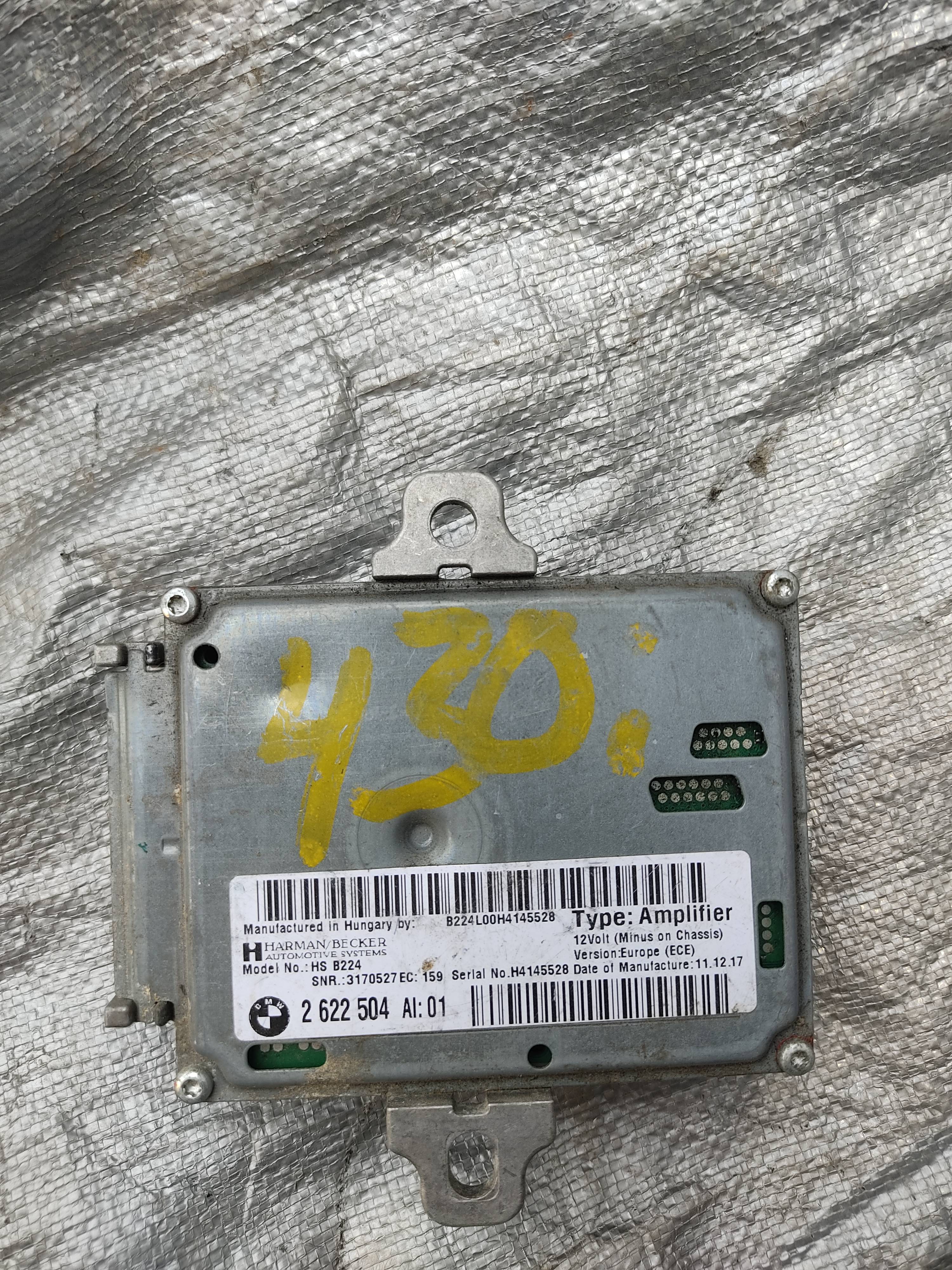 Bmw Serie 4 2013 - 2018 Amplificador de Audio Usado Original