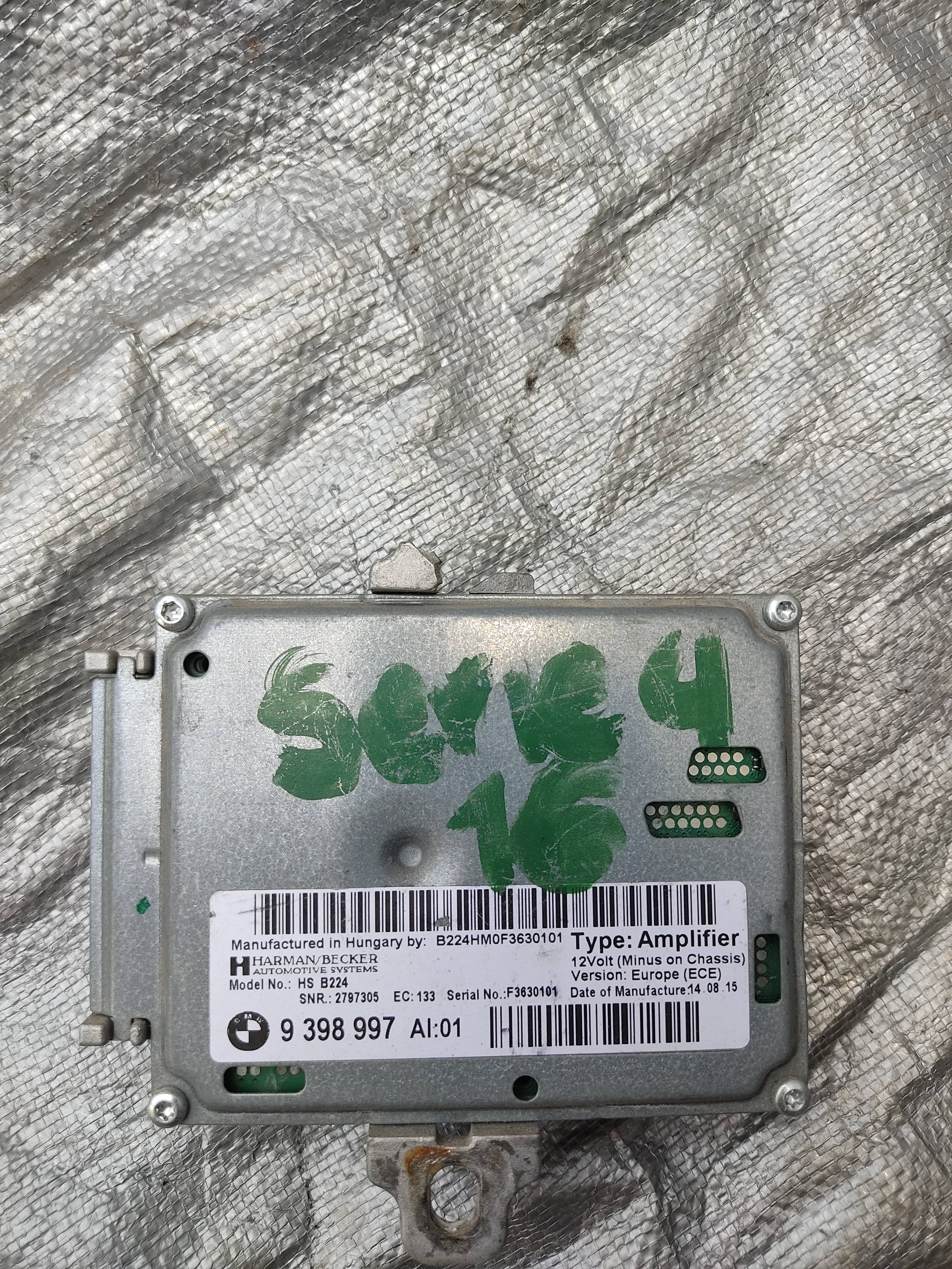 Bmw Serie 4 2013 - 2018 Amplificador de Audio Usado Original