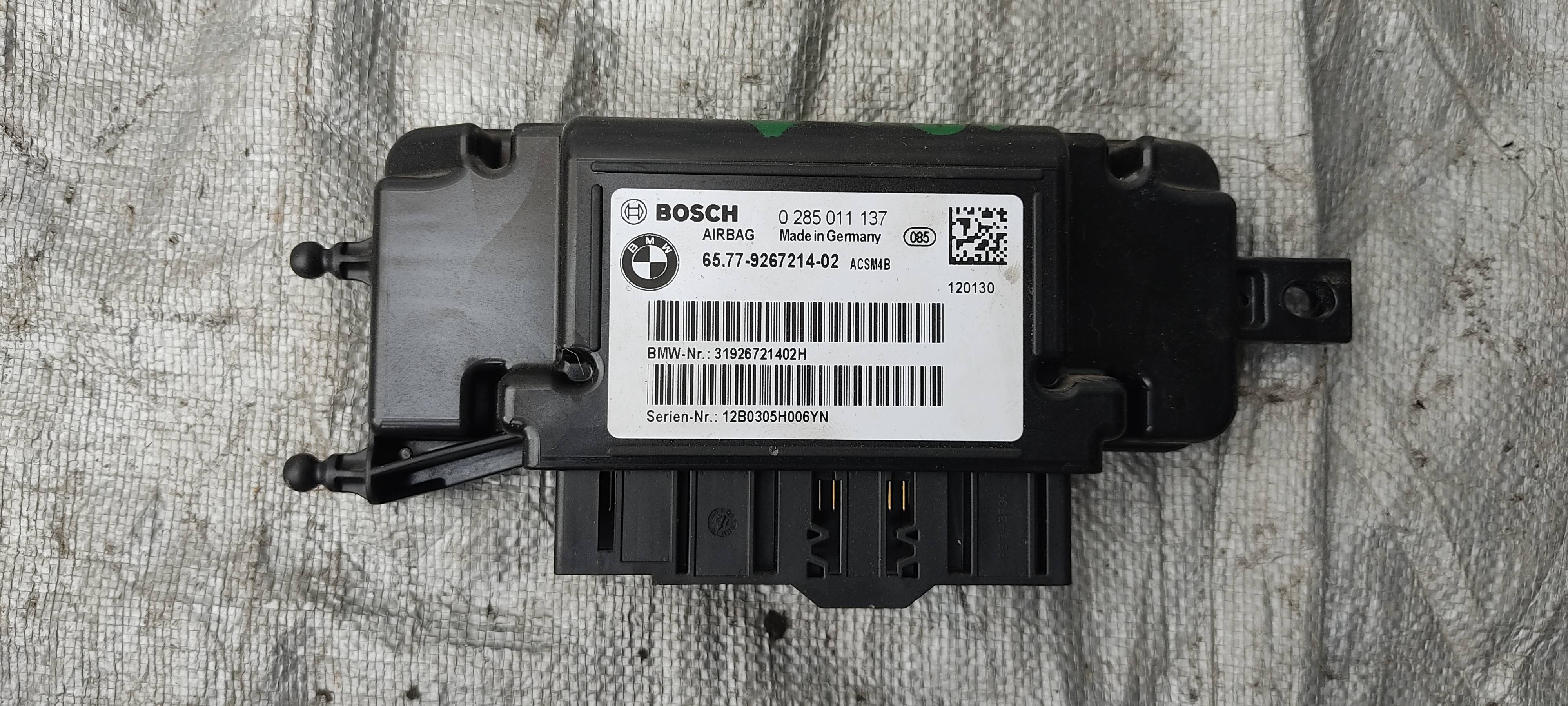 Bmw Serie 1 2013 - 2017 Módulos de Bolsas de Aire Usado Original