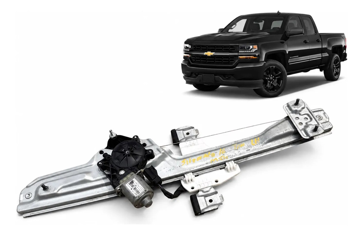 Motor Elevador Original Silverado 2014 A 2018 Trasero Izq