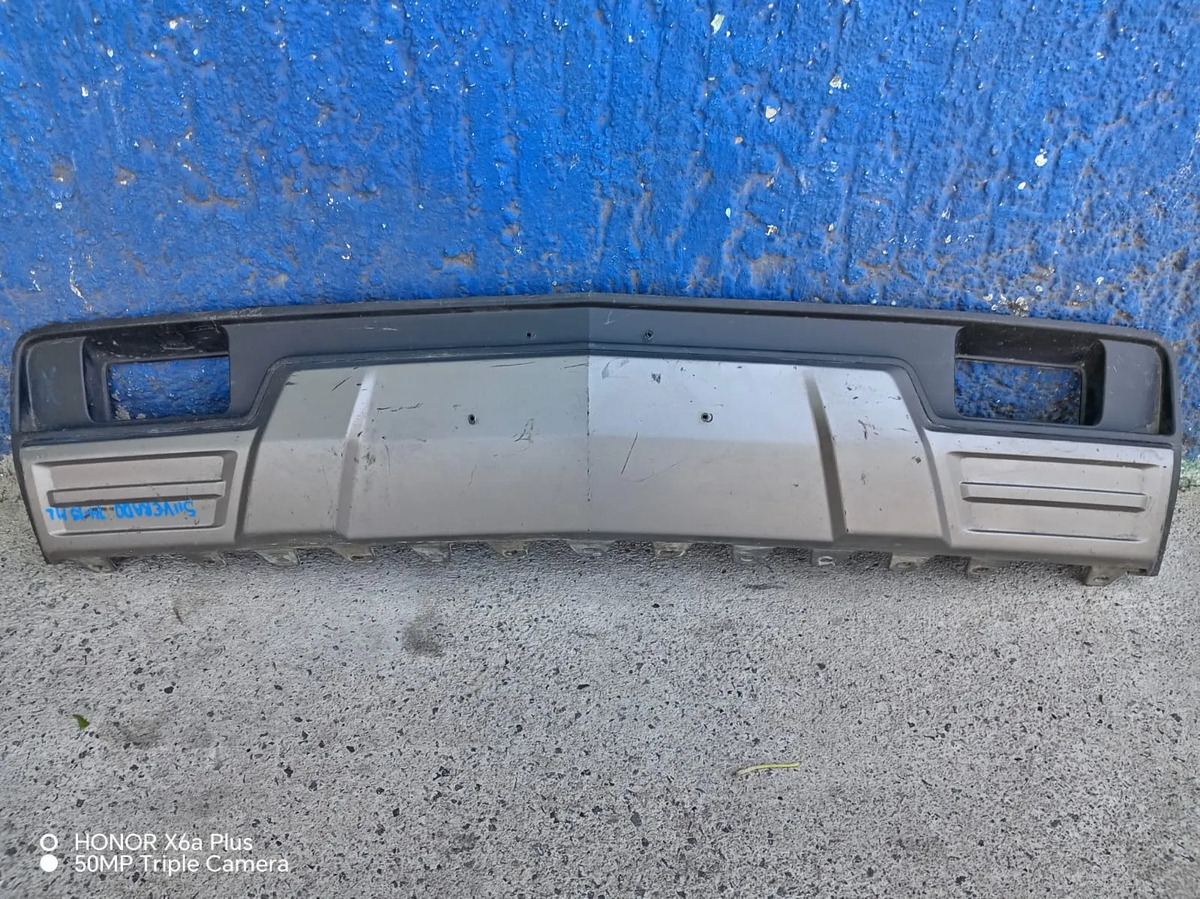 Spoiler Moldura Defensa Delantera Silverado 2014 2015 Negro